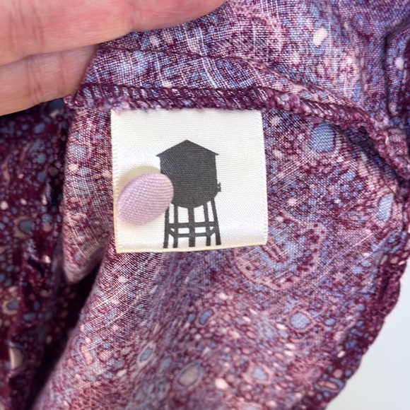 Brooklyn Industries Purple Asymmetrical Dolman Sleeve Dress - Picture 2 of 6